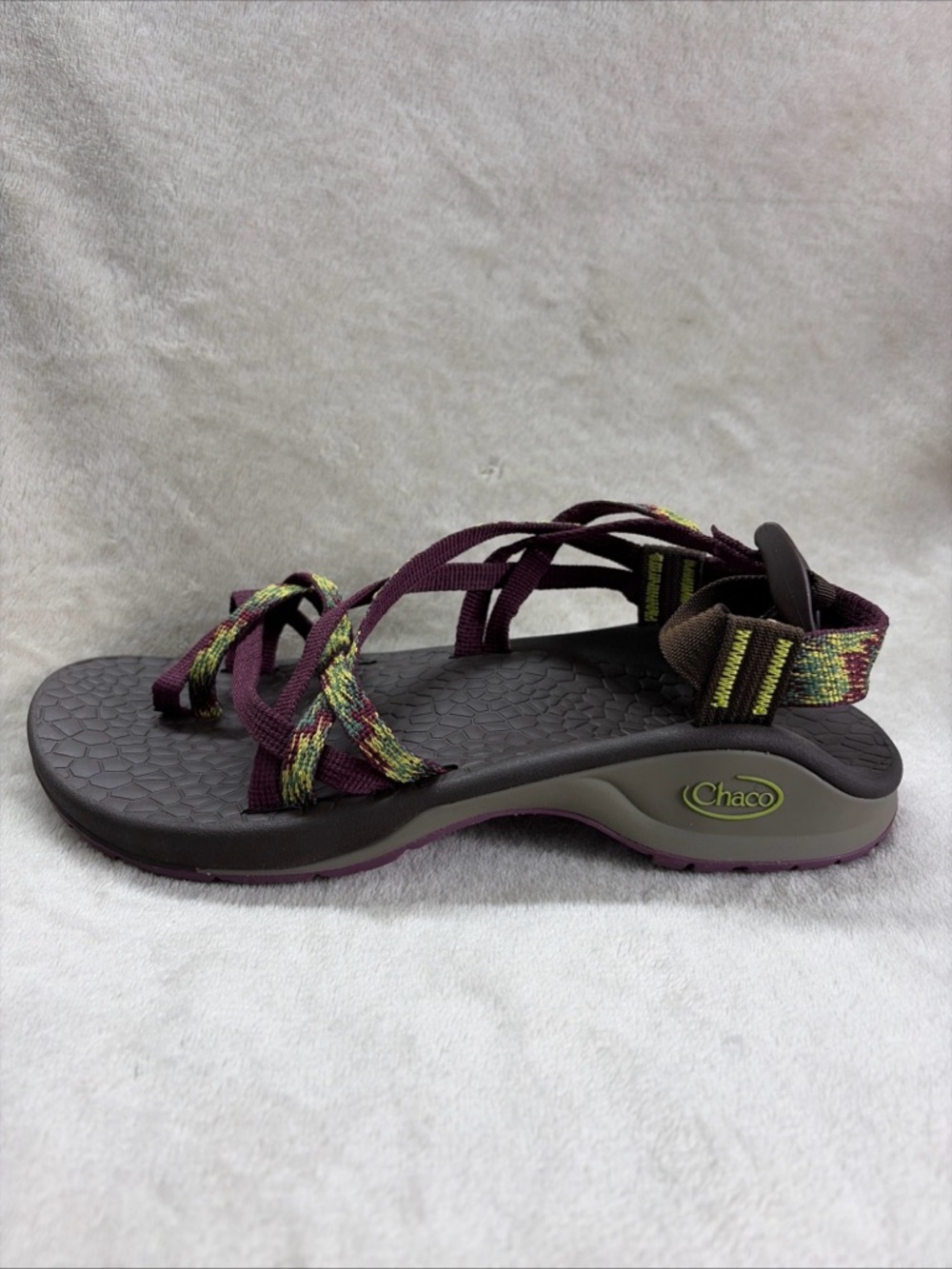 Chaco Sandals Women's 10 Fantasia Summer Sunset Purple Green ( Vibram ) J103444